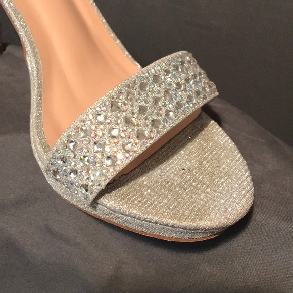 Silver Rhinestone Heels - Picture 4 of 8